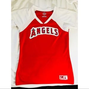 Women’s Majestic Angels V-Neck Shirt
